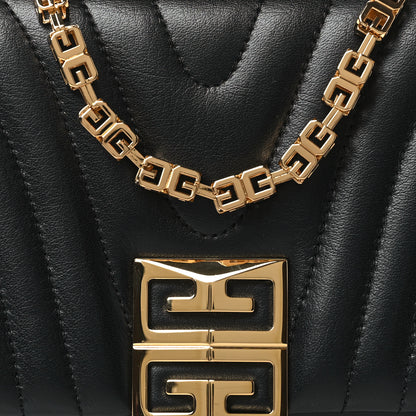 Givenchy Calfskin Quilted Small 4G Shoulder Bag Black 7 of 9