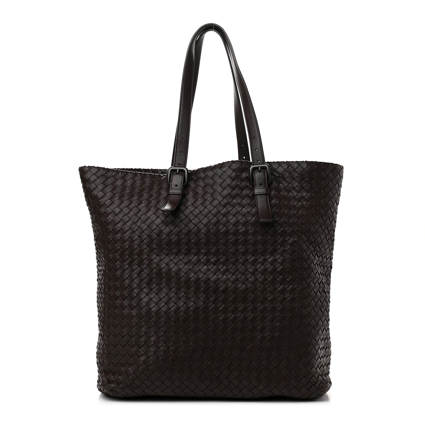 Nappa Intrecciato Large Tote Ebano