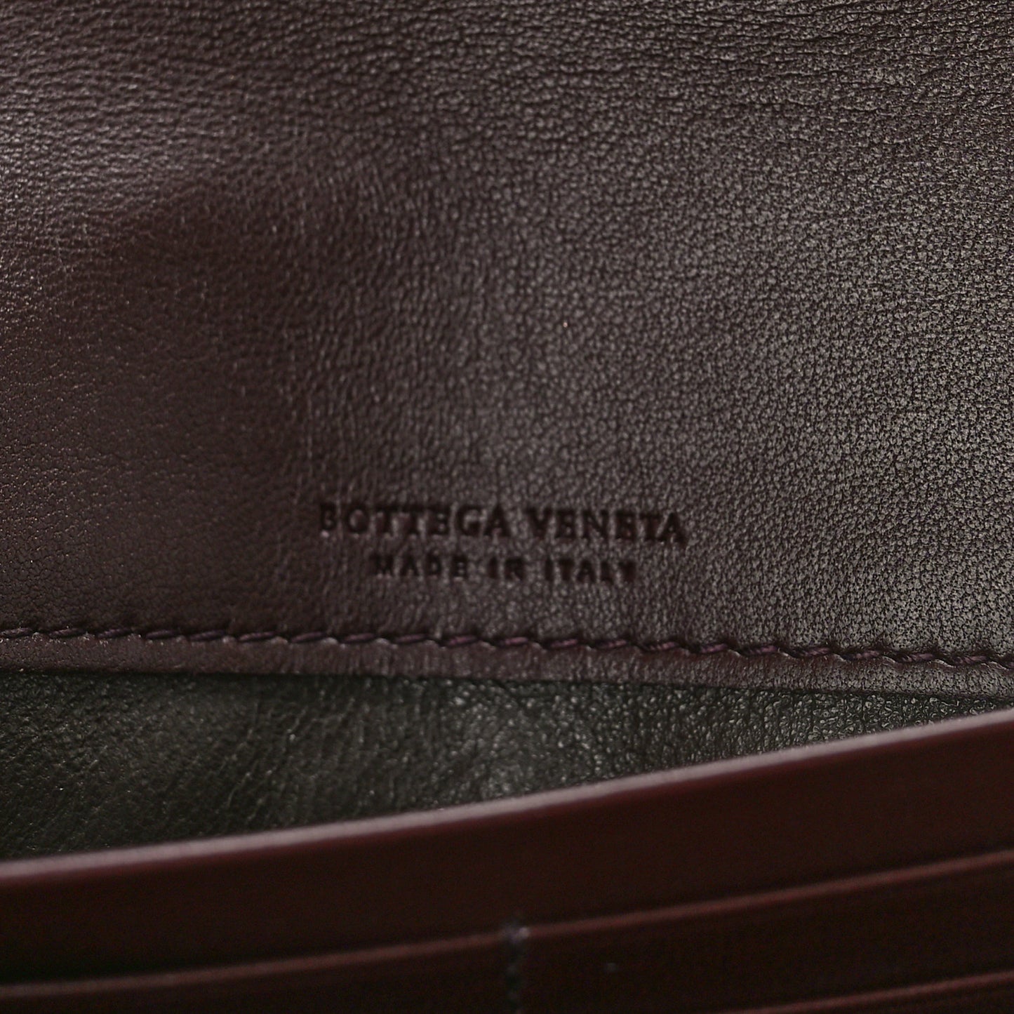 Nappa Intrecciato Continental Flap Wallet Bordeaux
