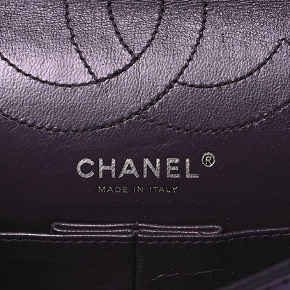 Chanel Metallic Aged Calfskin Quilted 2.55 Reissue 225 Flap Purple 6 of 10