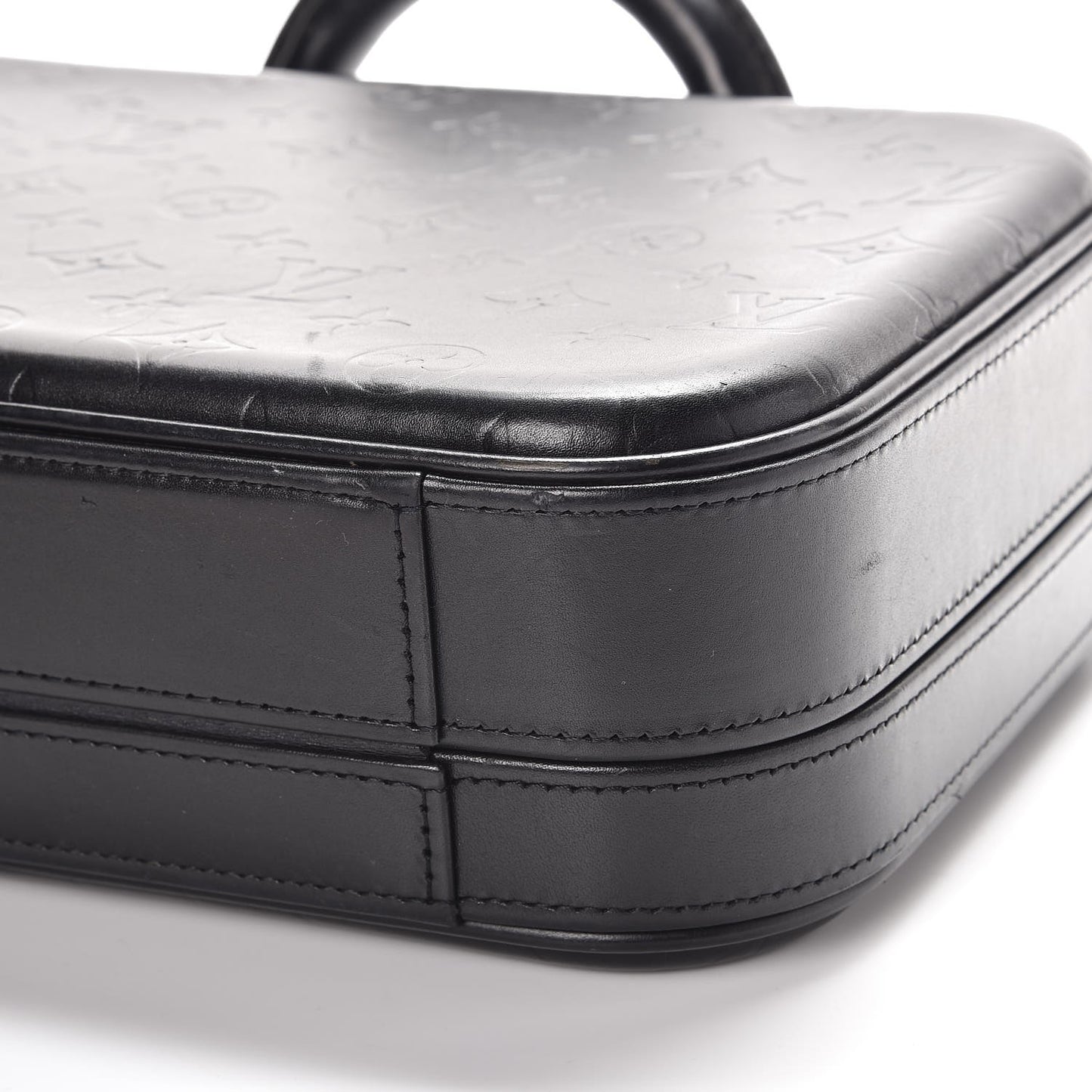 Monogram Glace Valisette PM Black