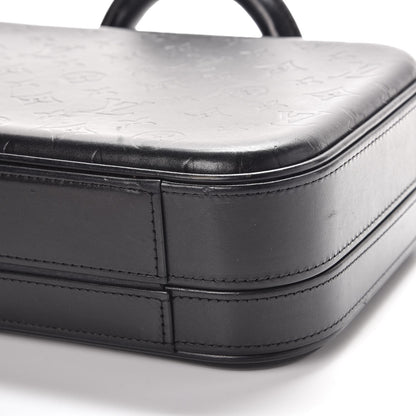 Louis Vuitton Monogram Glace Valisette PM Black 13 of 13