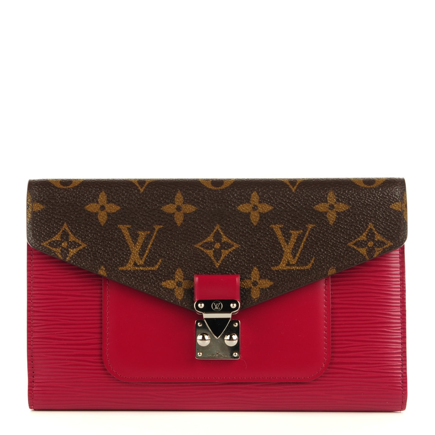 Monogram Marie Rose Wallet Fuchsia