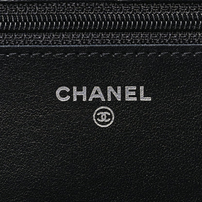 Chanel Aged Calfskin Quilted Reissue Wallet On Chain WOC So Black 6 of 12