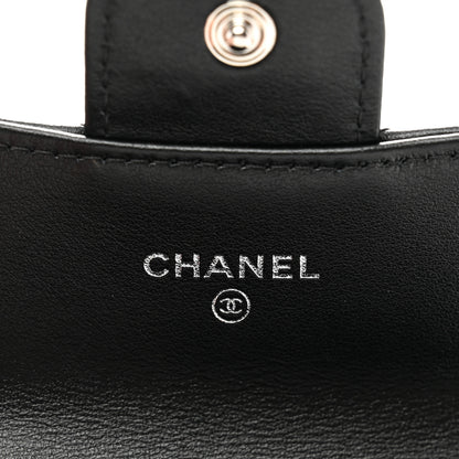 Chanel Aged Calfskin Chevron Quilted Reissue Card Holder Wallet So Black 7 of 8