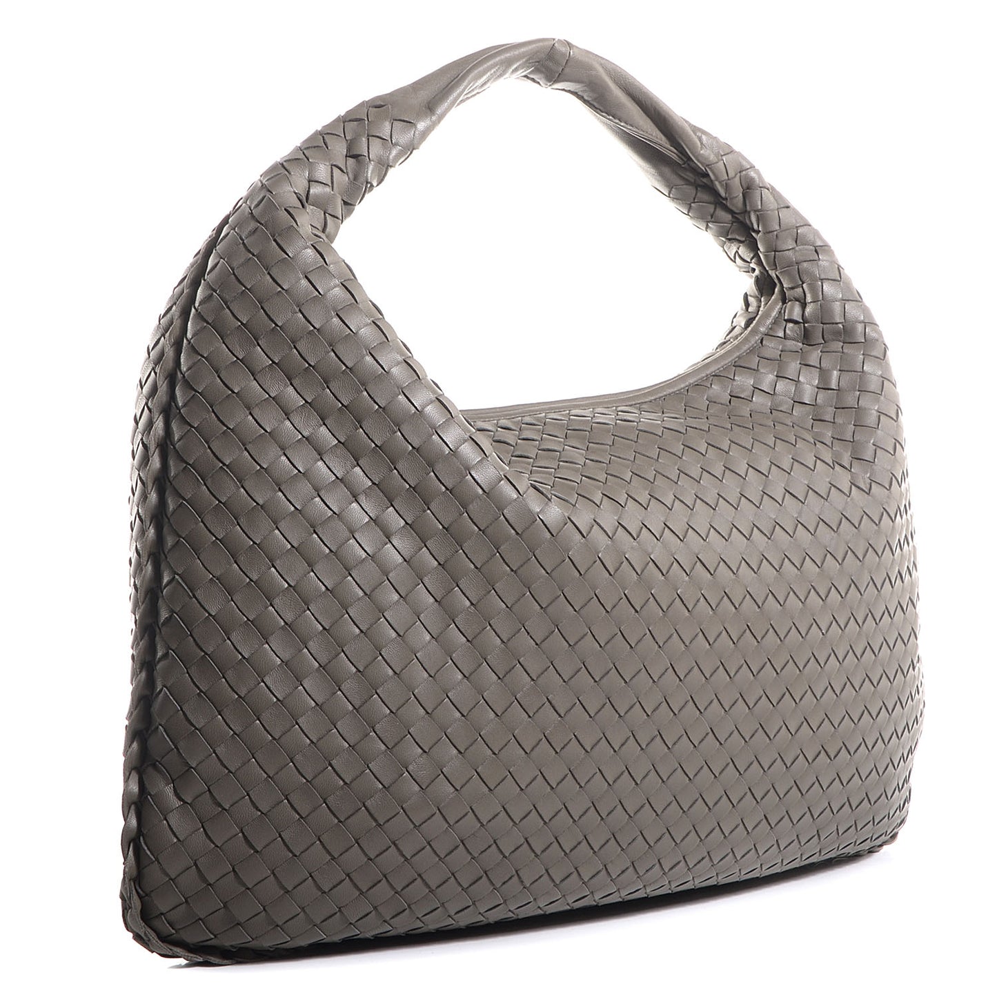 Nappa Intrecciato Large Veneta Hobo Shadow