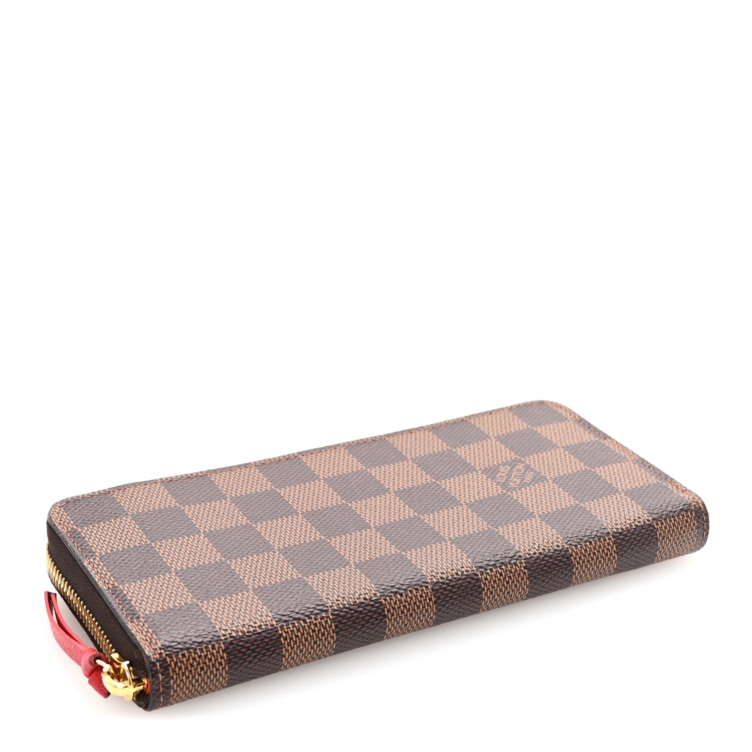 Louis Vuitton Damier Ebene Clemence Wallet Cherry 4 of 7