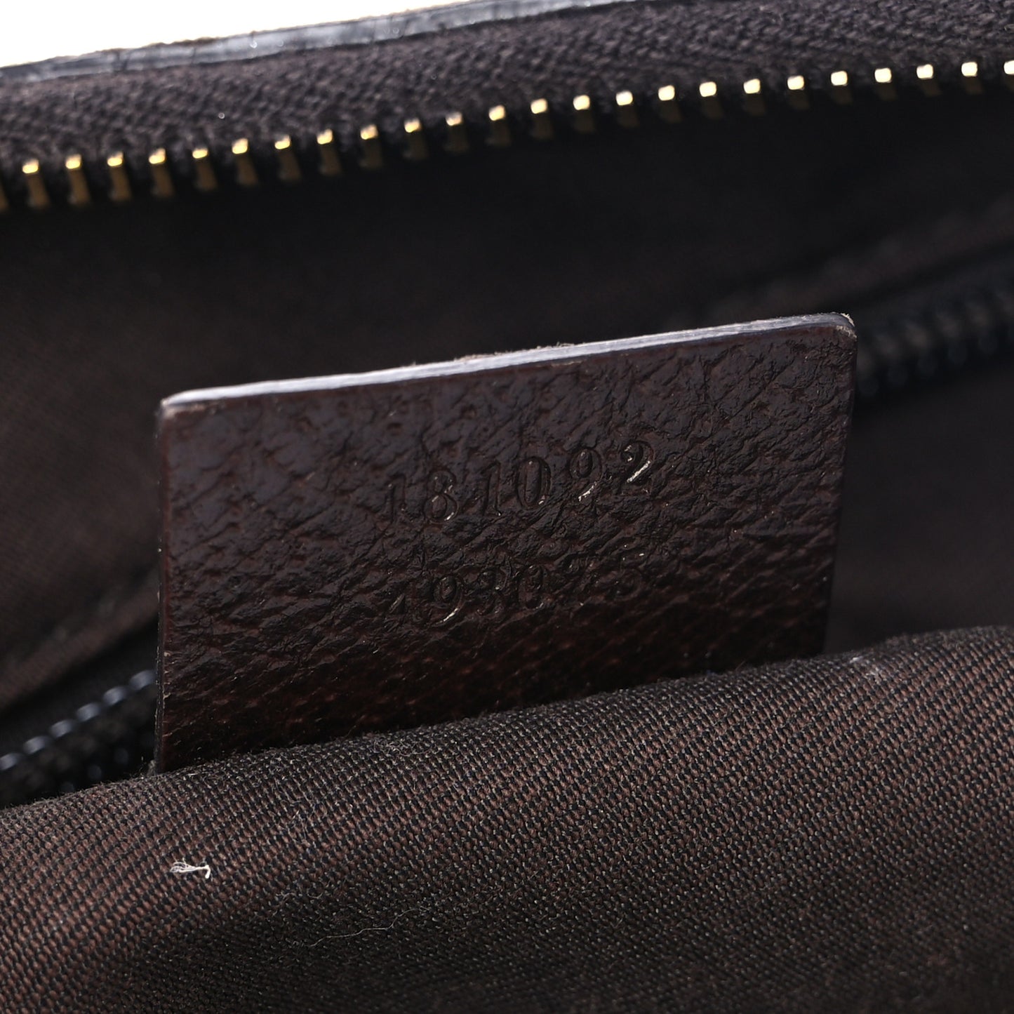 Monogram Web Medium Half Moon Hobo Dark Brown