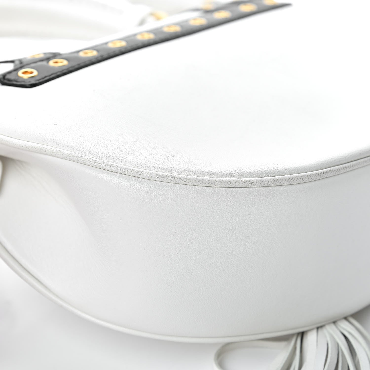 Versace Calfskin Vanitas Crossbody Bag White 16 of 21