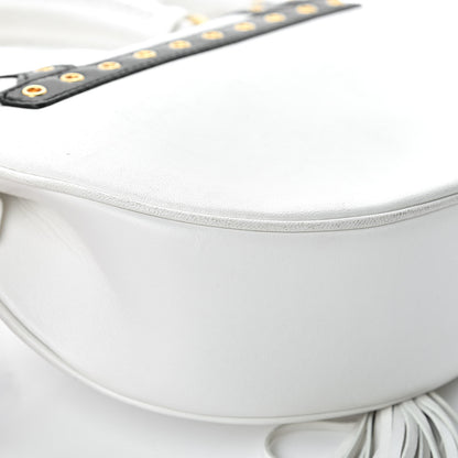 Versace Calfskin Vanitas Crossbody Bag White 16 of 21