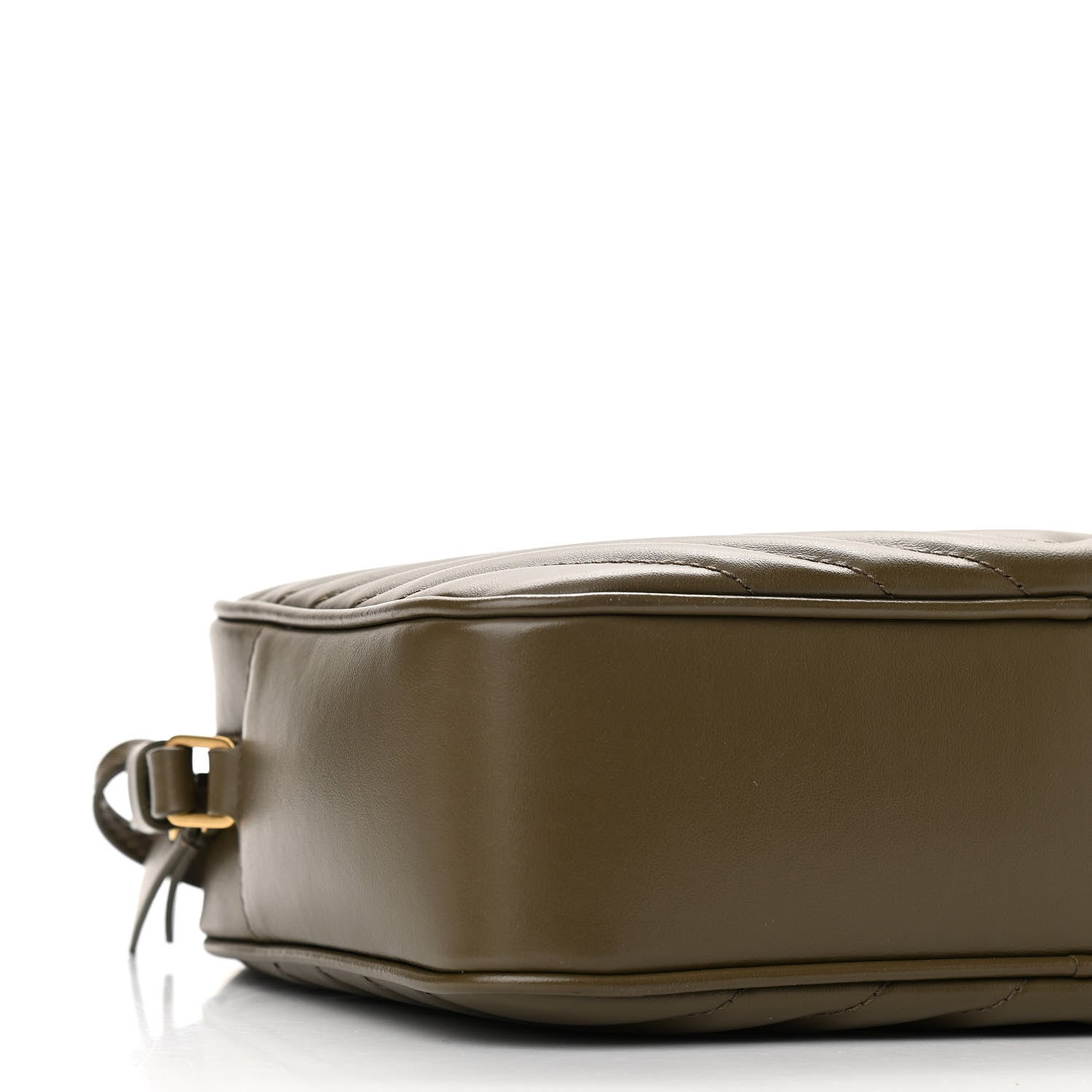Saint Laurent Calfskin Matelasse Monogram Lou Camera Bag Military Olive 8 of 9