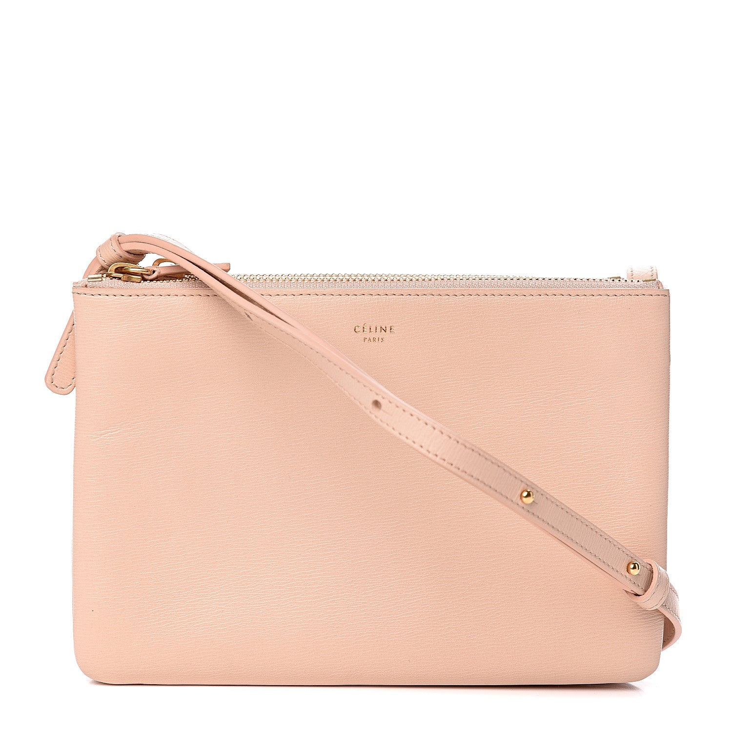 Celine Liege Calfskin Small Trio Crossbody Bag Blush 1 of 14