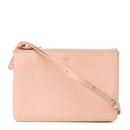 Celine Liege Calfskin Small Trio Crossbody Bag Blush 1 of 14