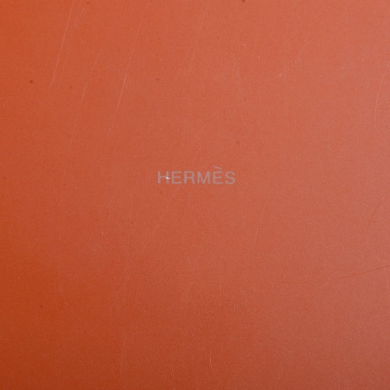 Hermes Lacquered Wood Chamonix Chakor PM Change Tray Orange 4 of 5