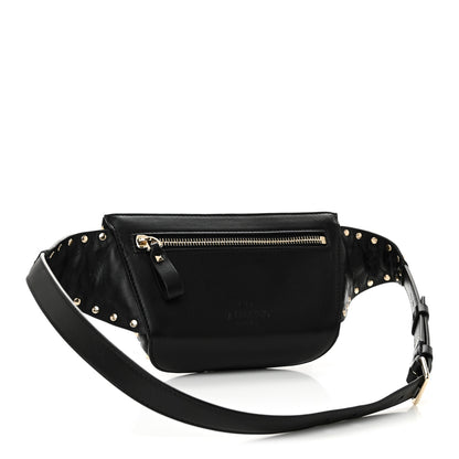 Valentino Garavani Nappa Rockstud Spike Belt Bag 85 Black 3 of 9