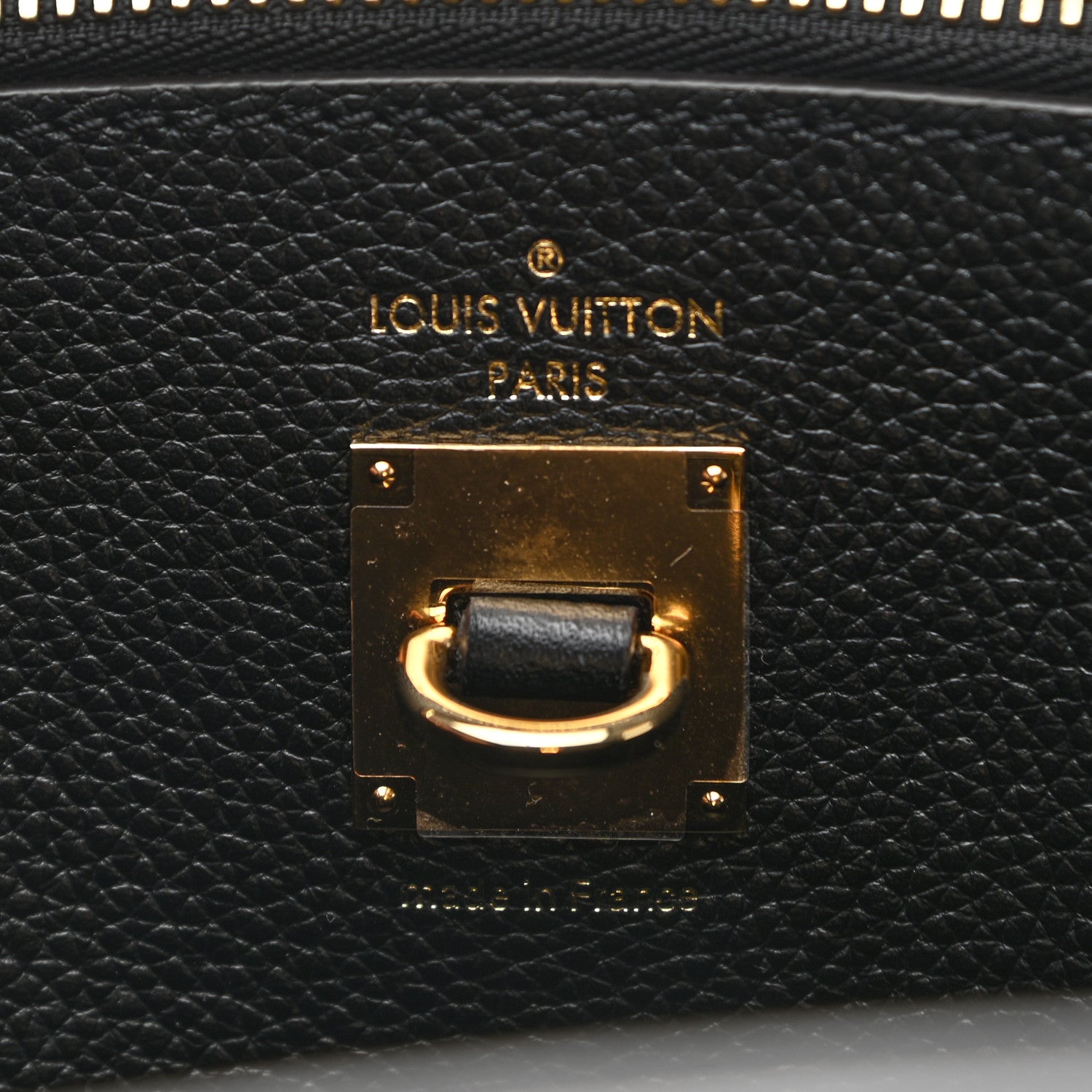 Louis Vuitton Calfskin Studded City Steamer MM Black 6 of 10