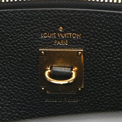 Louis Vuitton Calfskin Studded City Steamer MM Black 6 of 10