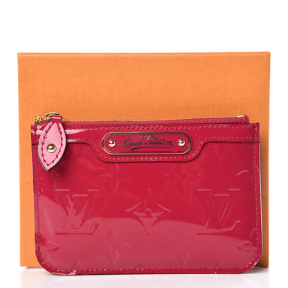 Louis Vuitton Vernis Key Pouch Rose Indien 8 of 8