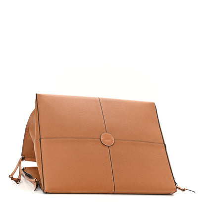 Loewe Grained Calfskin Cushion Tote Tan 4 of 9
