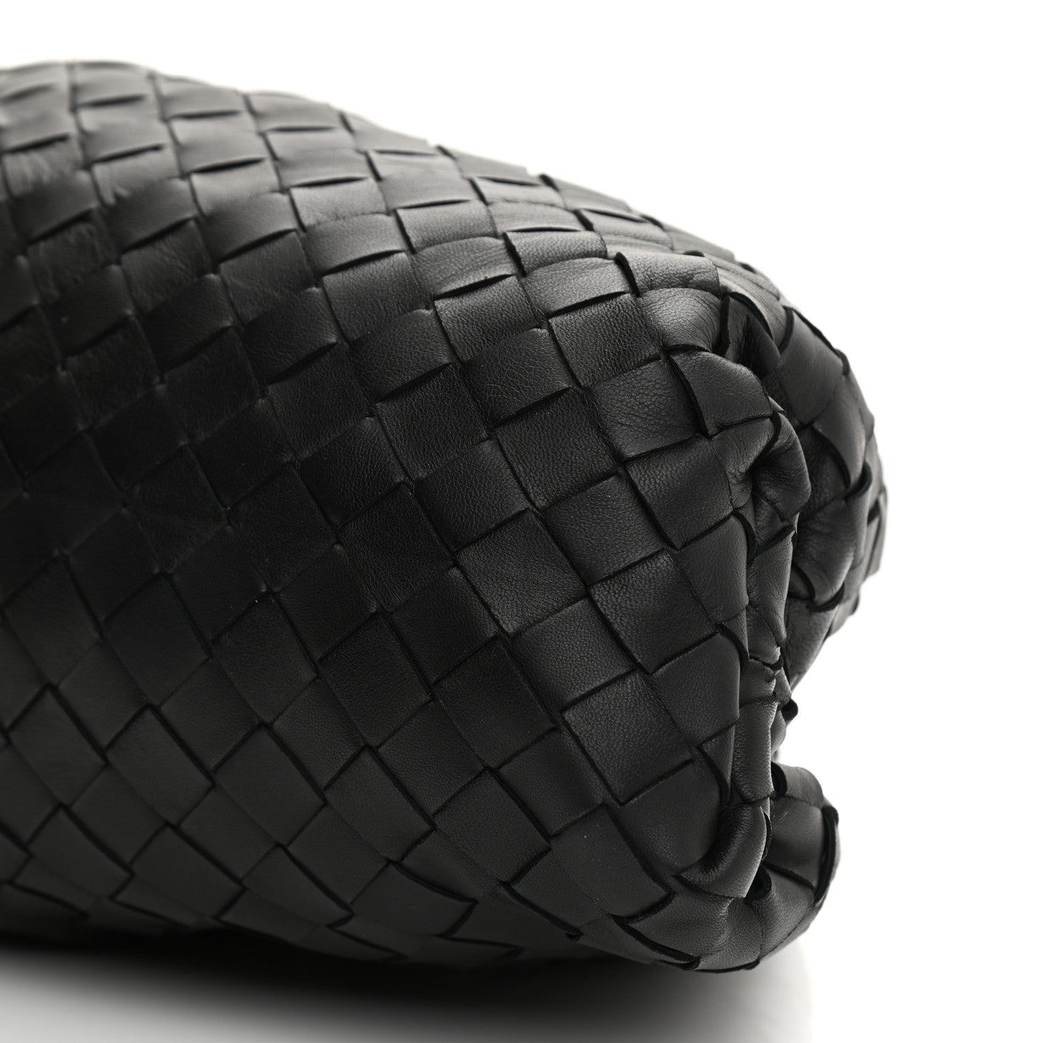 Bottega Veneta Nappa Maxi Intrecciato The Pouch Oversized Clutch Black 10 of 12