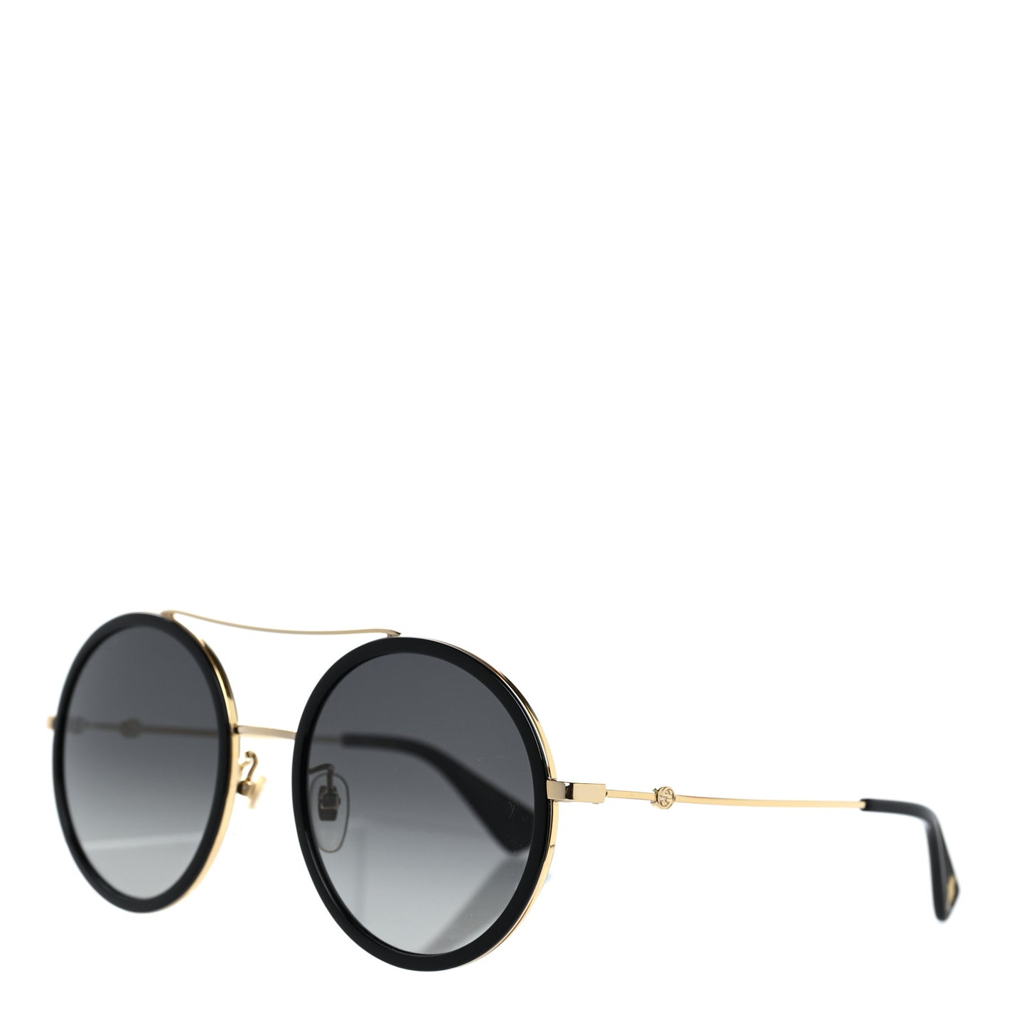 Acetate Round Frame Sunglasses GG0061S Black