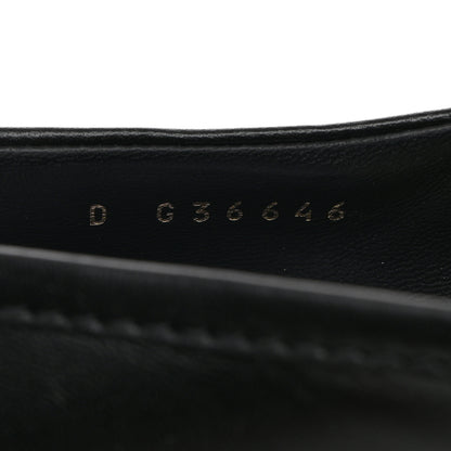 Chanel Lambskin Quilted CC Turnlock Loafers 38.5 Black 7 of 9