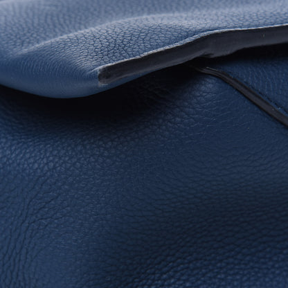 Celine Baby Grained Calfskin Medium Tri-Fold Bag Steel Blue 11 of 21