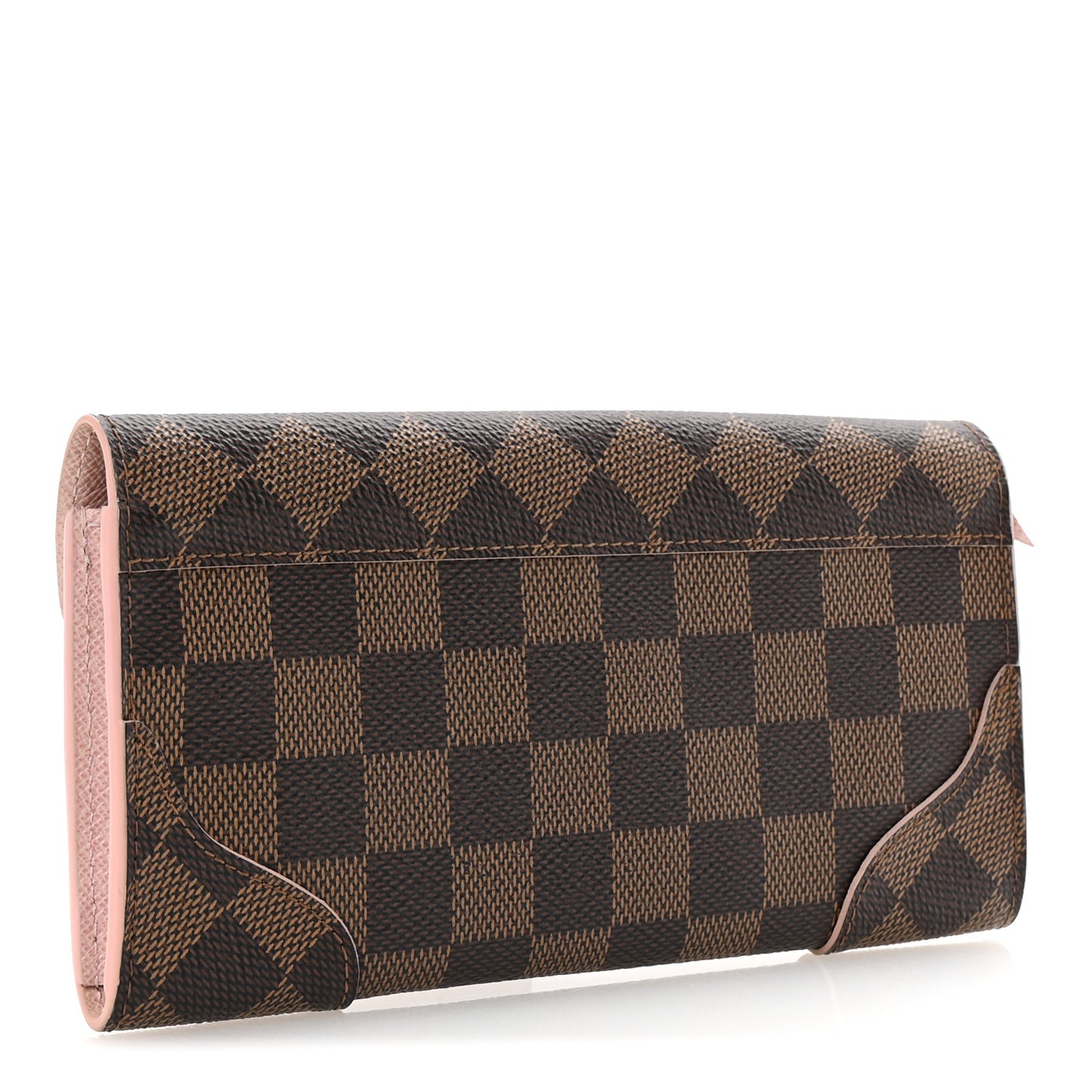 Damier Ebene Caissa Wallet Rose Ballerine