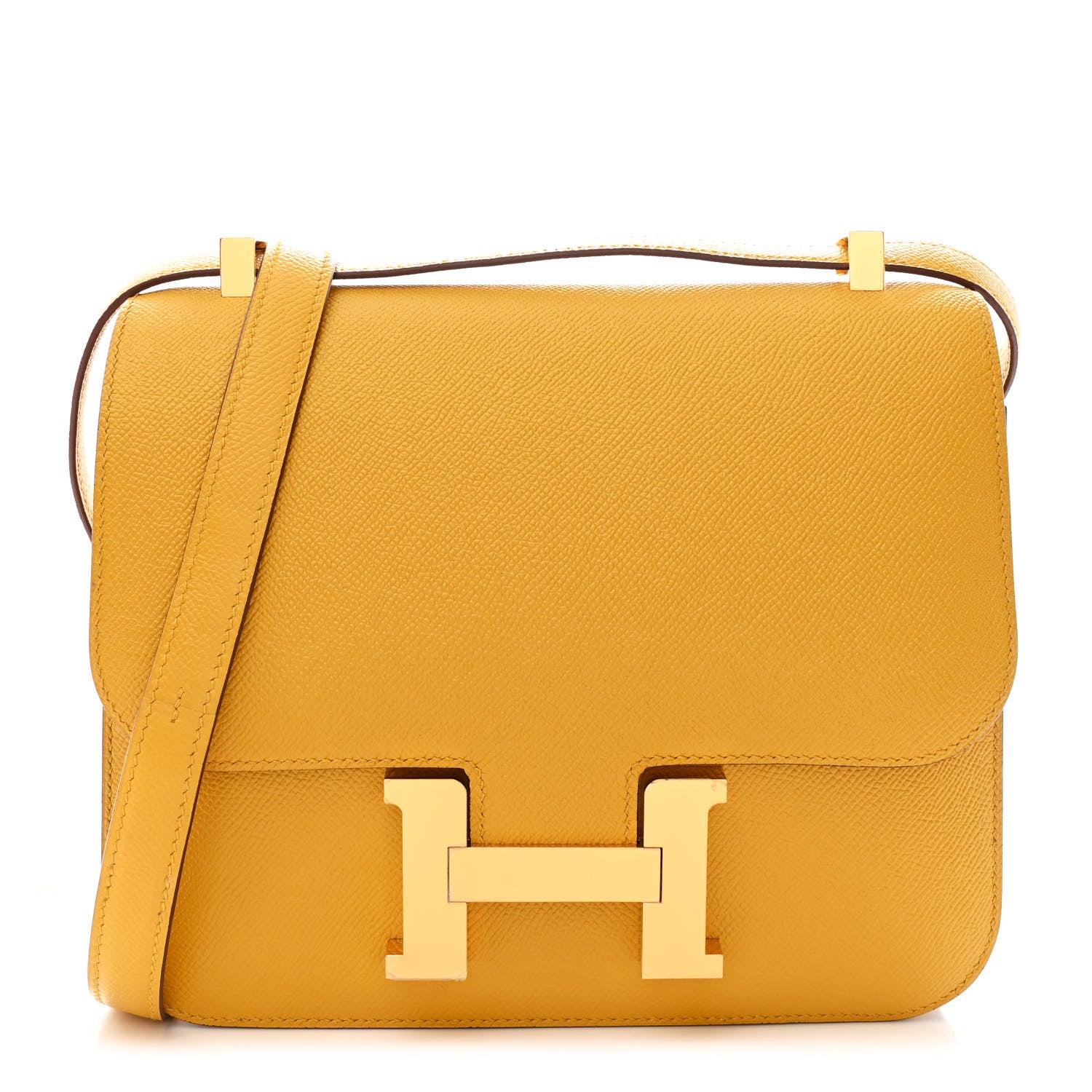Hermes Epsom Constance 24 Jaune Ambre 1 of 11