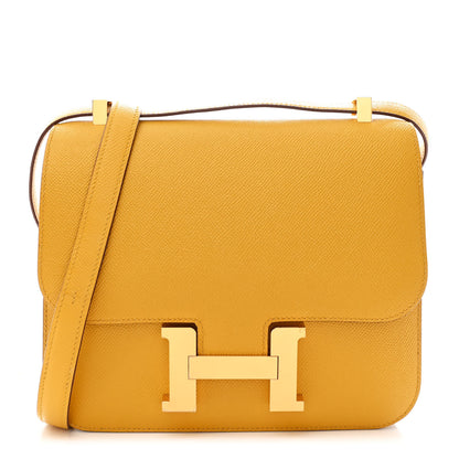 Hermes Epsom Constance 24 Jaune Ambre 1 of 11