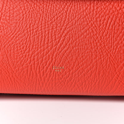 Celine Elephant Calfskin Mini Tri-Color Belt Bag Vermillion 7 of 9
