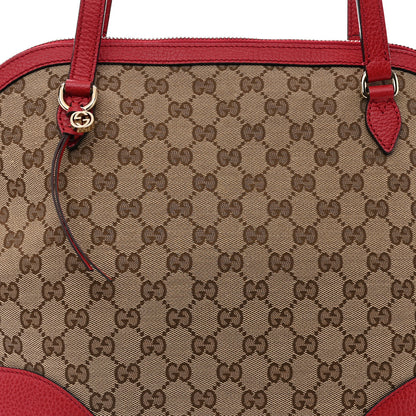 Gucci Monogram Medium Bree Shoulder Bag Red 8 of 14