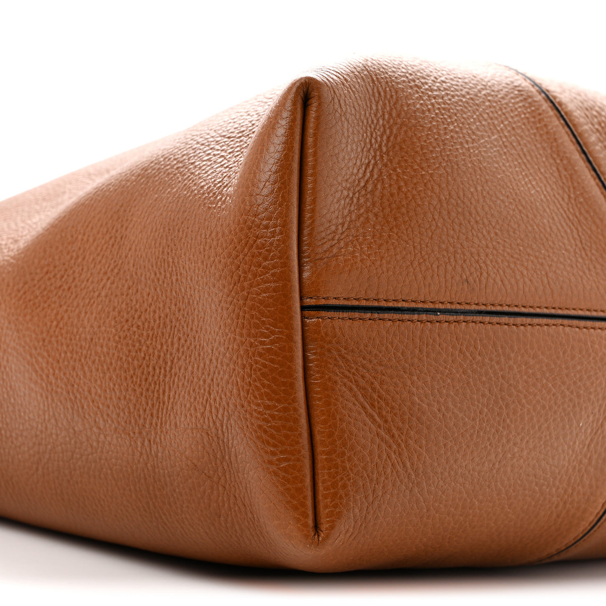 Chloe Grained Calfskin Medium Spin Tote Clay Brown 19 of 29