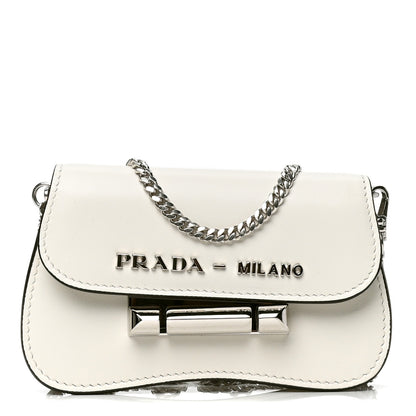Prada City Calf Micro Sidonie Bag White 1 of 5