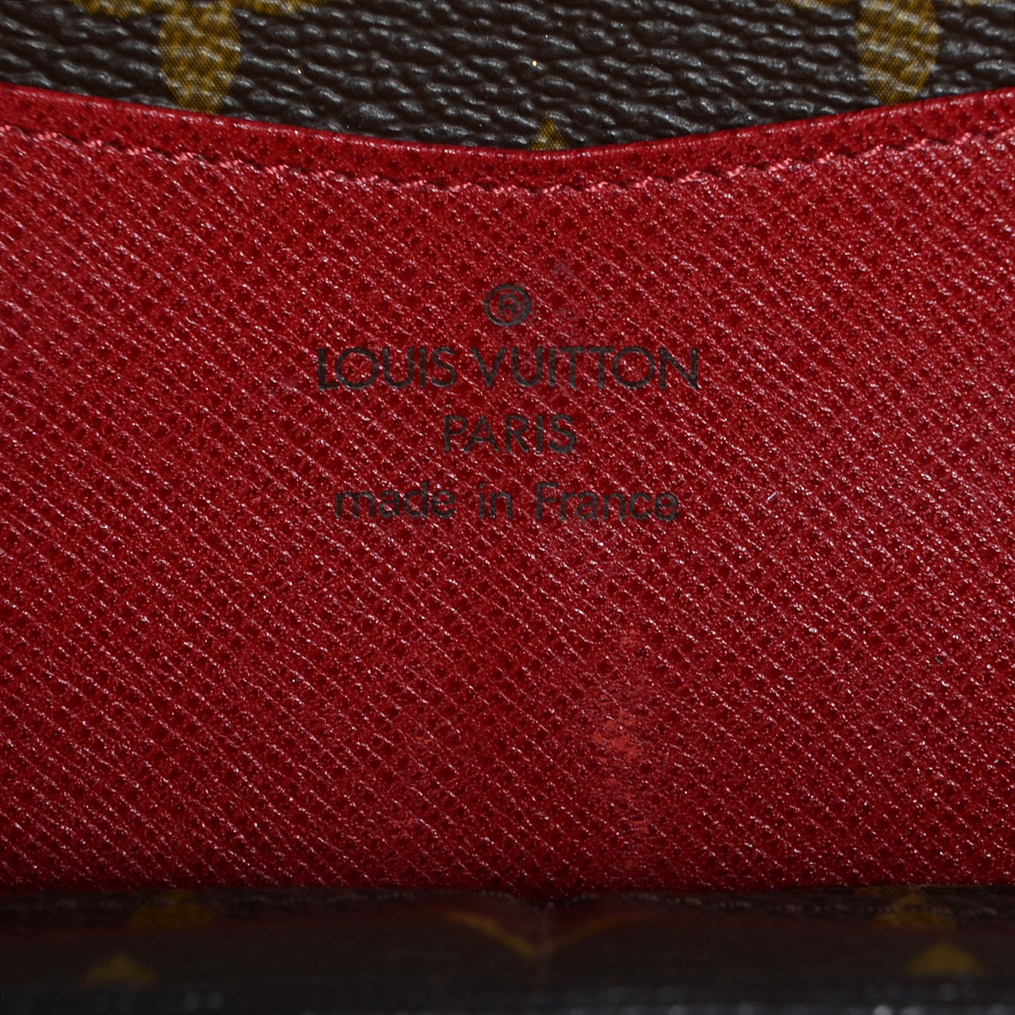 Monogram Josephine Wallet Red