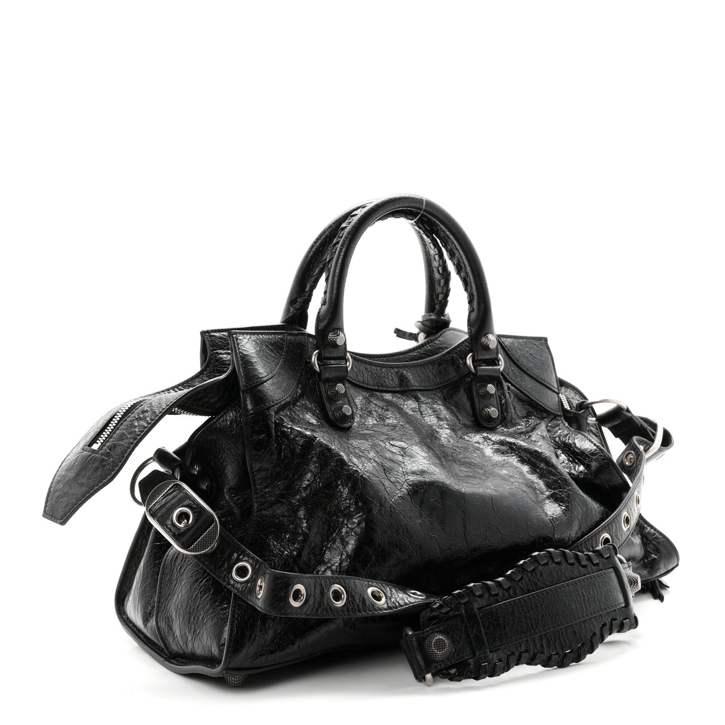 Agneau Arena Neo Cagole City Handbag Black