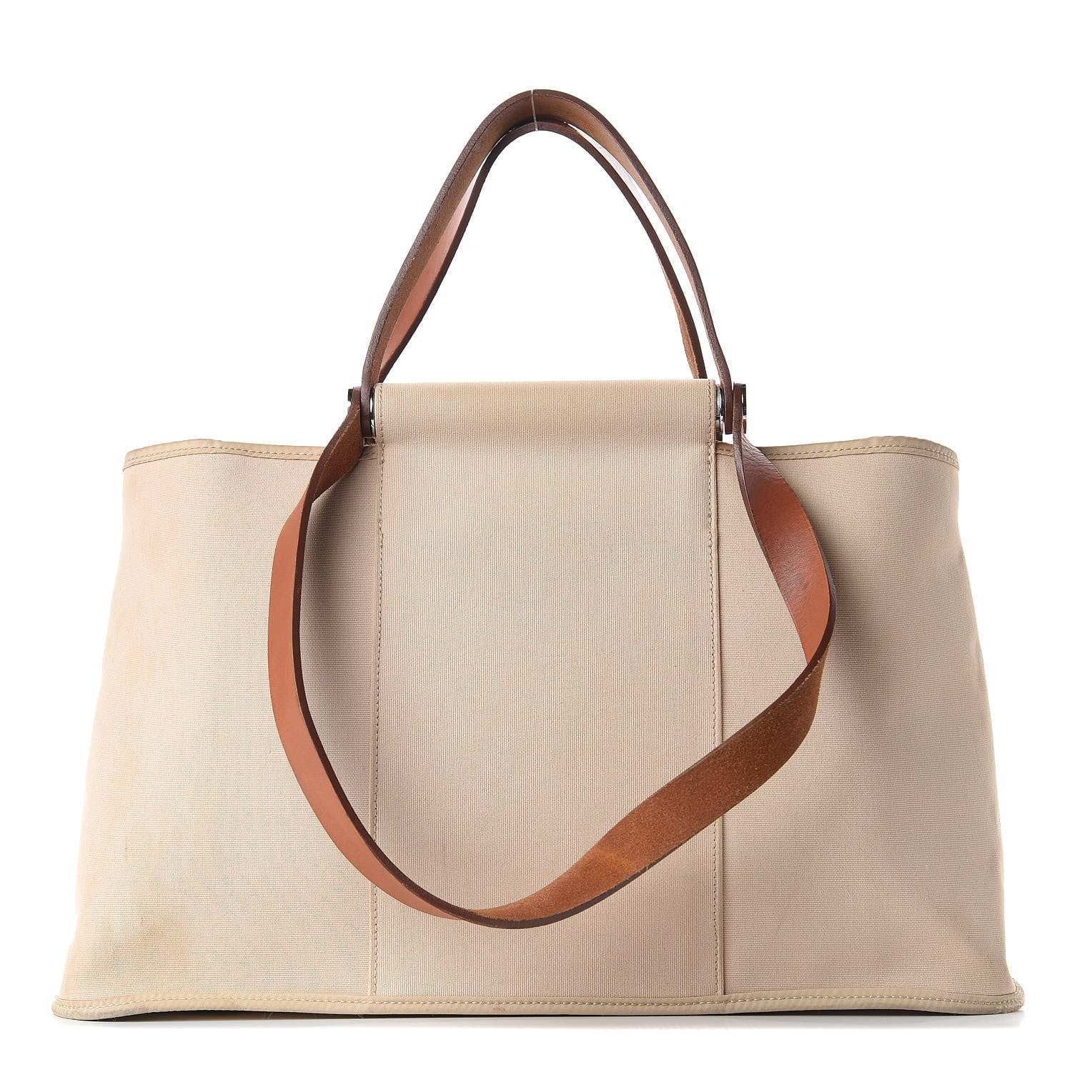 Hermes Toile Vache Hunter Cabag Elan 39 Natural 1 of 11