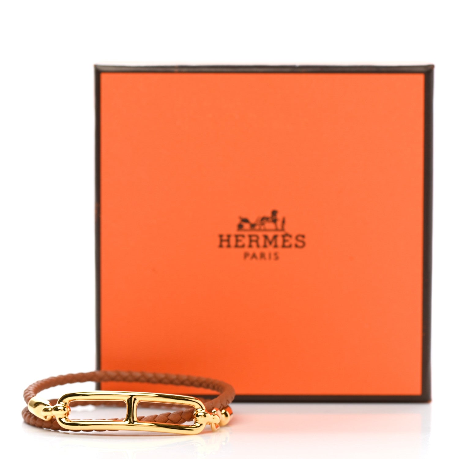 Hermes Swift Roulis Double Tour Bracelet T3 Gold 5 of 5