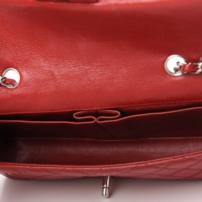 Chanel Caviar Quilted East West Flap Red 5 of 11