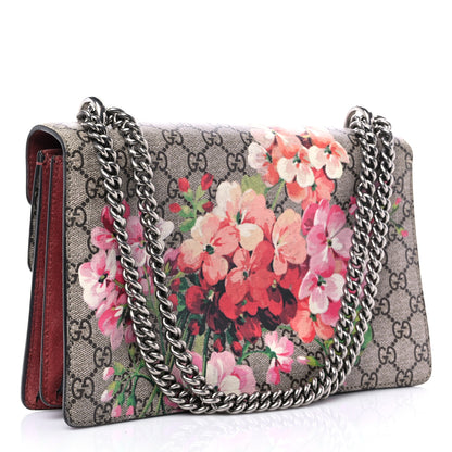 Gucci GG Supreme Monogram Blooms Small Dionysus Shoulder Bag Beige Multicolor Dry Rose 3 of 14