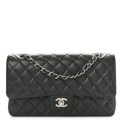Chanel Caviar Quilted Medium Double Flap Black 1 of 9
