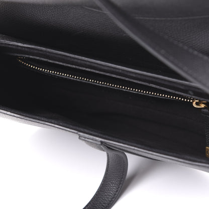 Christian Dior Grained Calfskin Saddle Bag Black 4 of 9