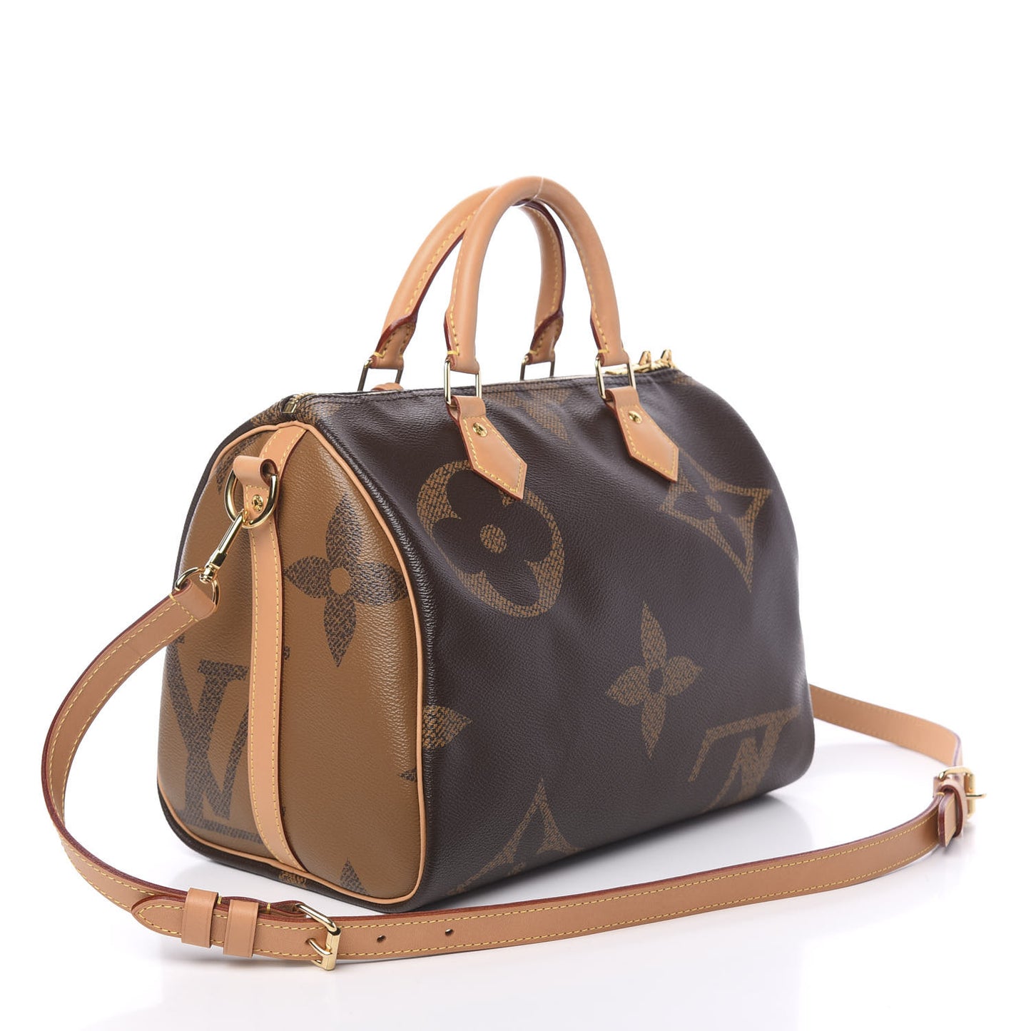 Reverse Monogram Giant Speedy Bandouliere 30