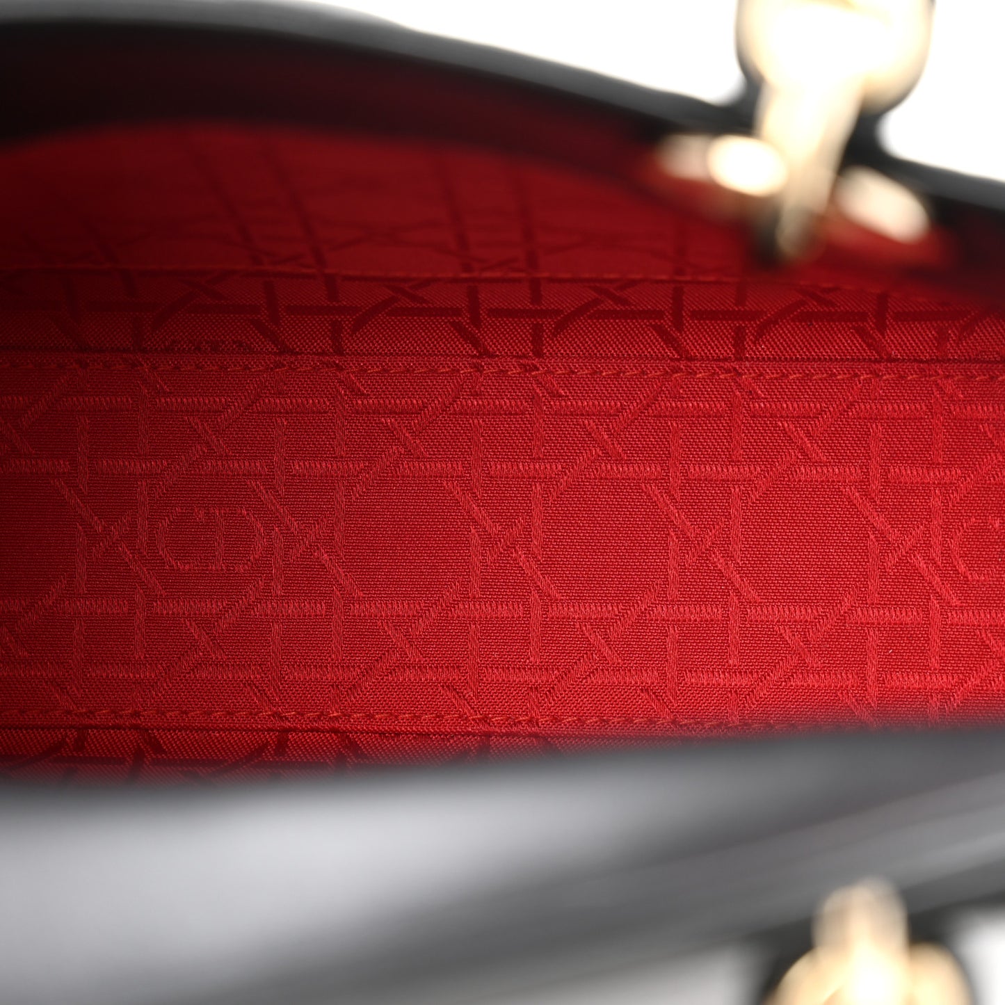 Lambskin Cannage Small My ABCDior Lady Dior Black