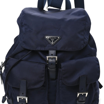 Prada Tessuto Nylon Saffiano Vela Medium Backpack Baltico 9 of 11