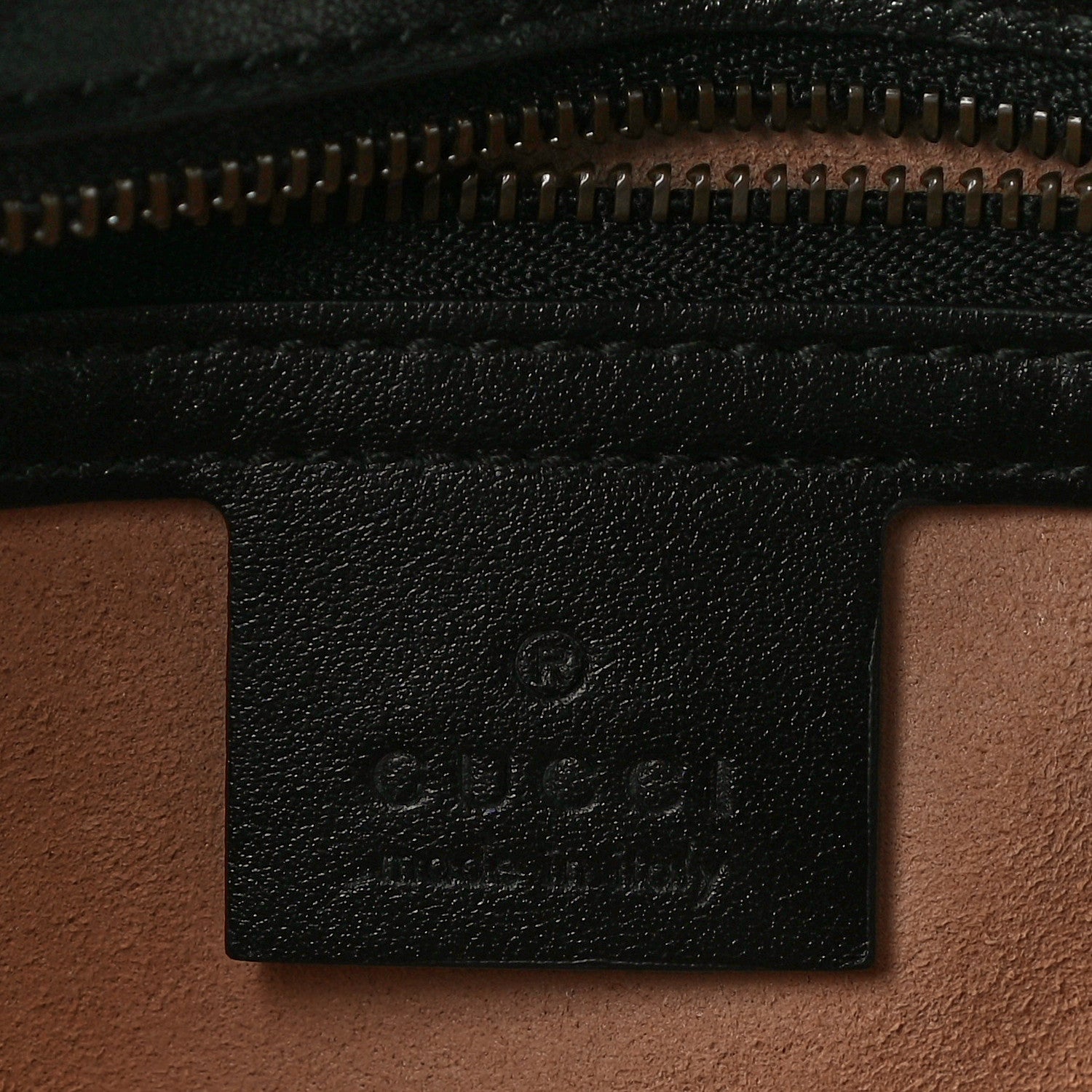 Gucci Calfskin Matelasse Small GG Marmont Shoulder Bag Black 6 of 11