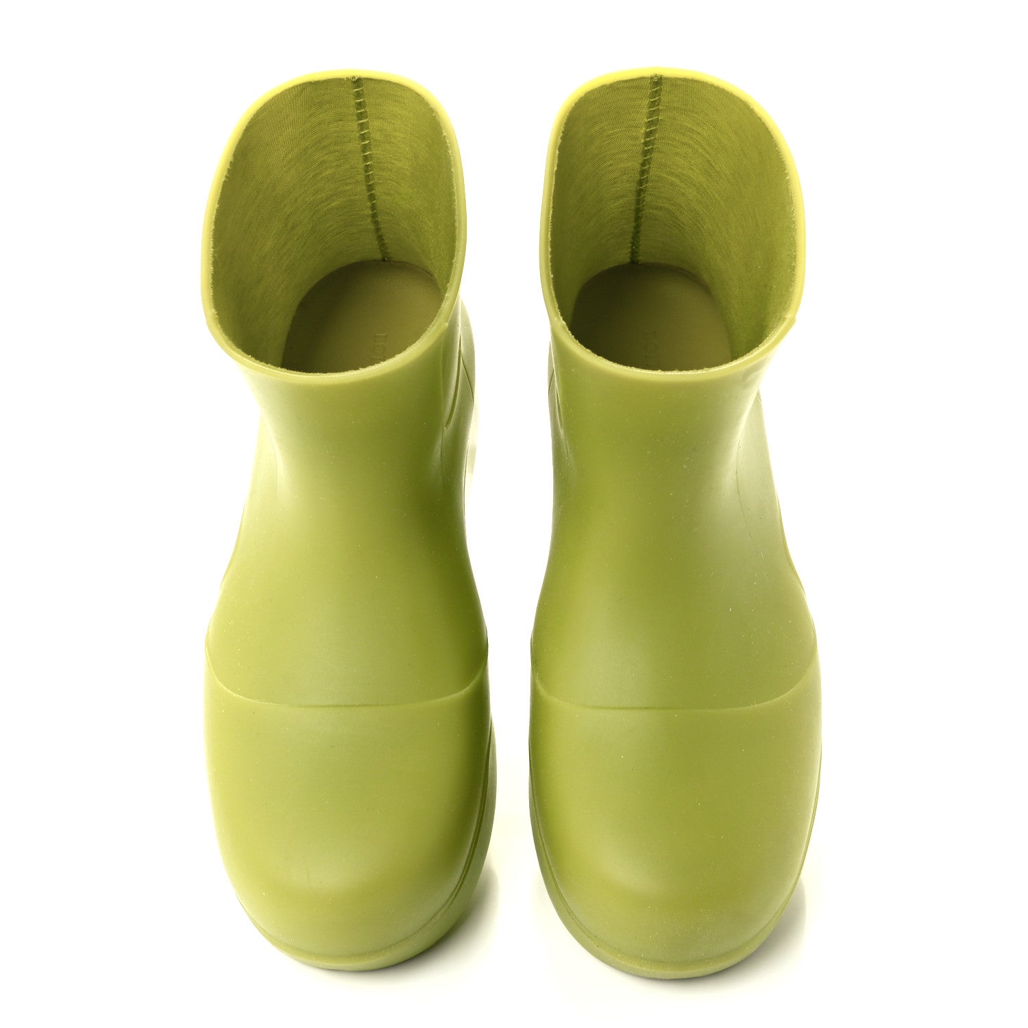 Bottega Veneta Rubber Puddle Ankle Boots 37 Kiwi 5 of 10