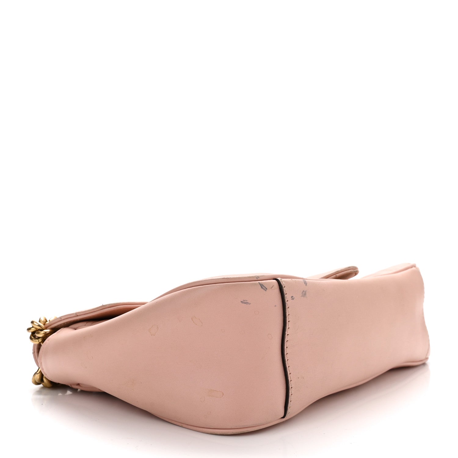 Gucci Calfskin Matelasse Small GG Marmont Shoulder Bag Perfect Pink 4 of 10