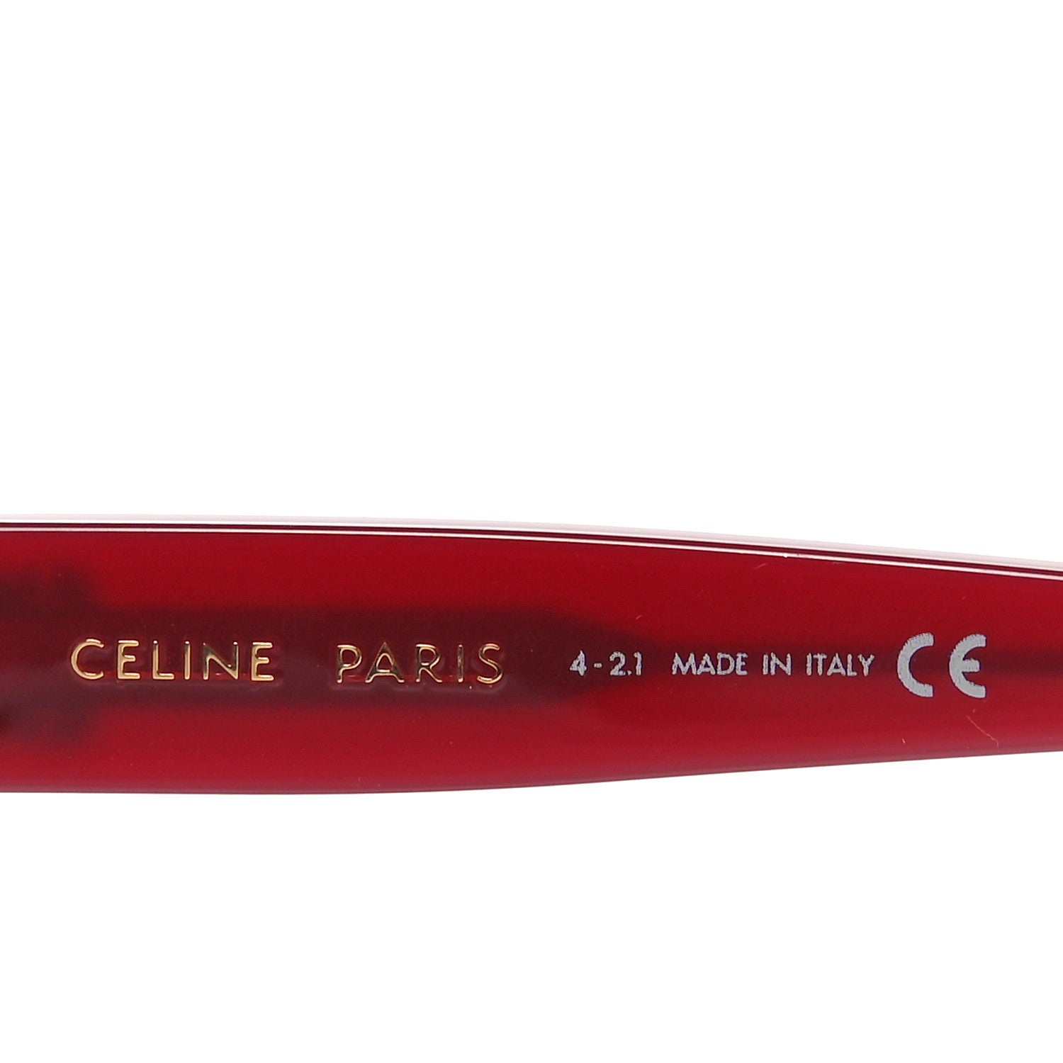 Celine Acetate Sunglasses CL40204F Burgundy 5 of 7
