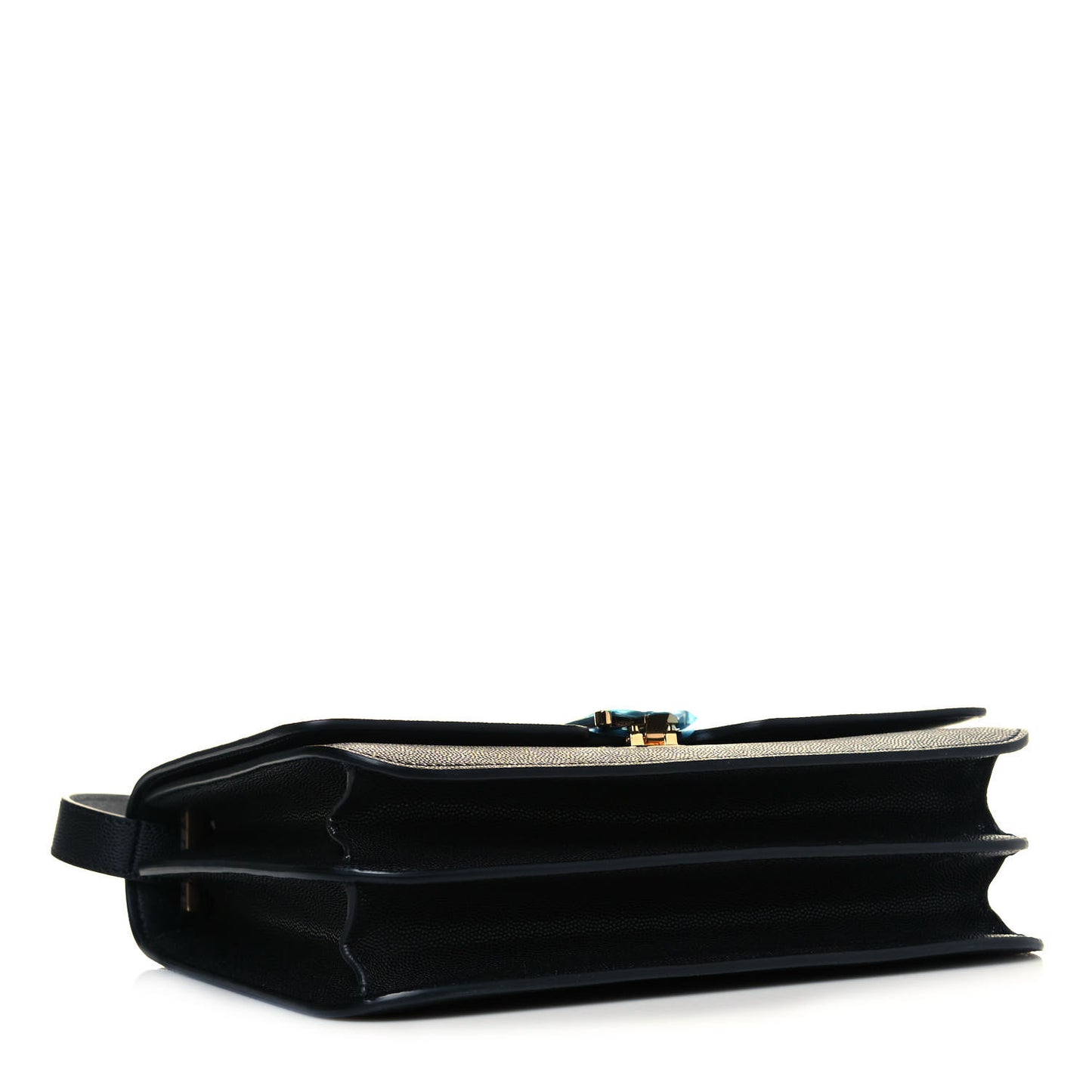 Grained Calfskin Medium TB Bag Black